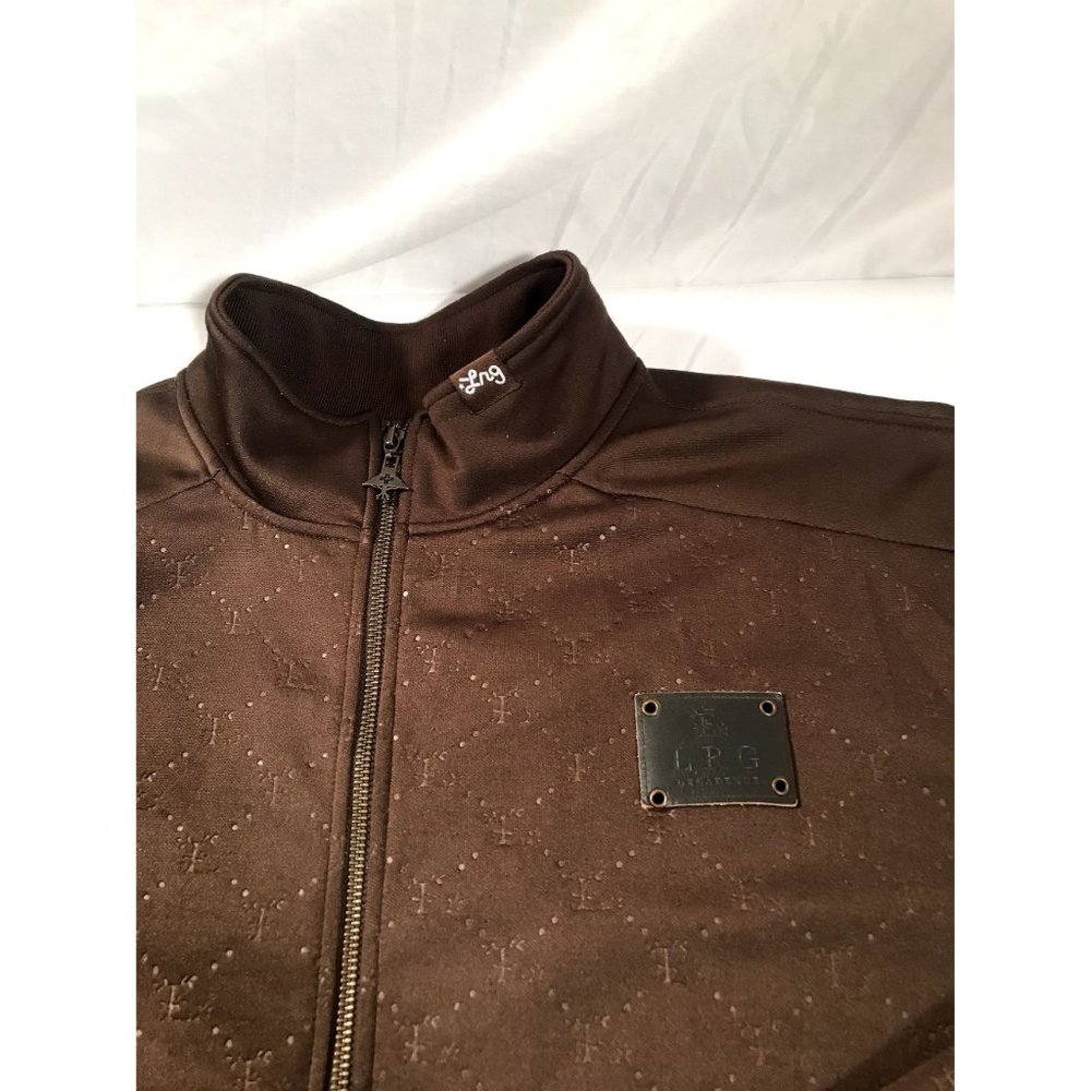 LRG Roots Clothing & Equipment Lifted Research Group Track Jacket Mens sz XXL Br - Picture 4 of 7